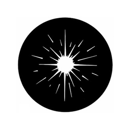 Gobo GAM 281 Spotlight gobo 8 - Taille A (100 mm)