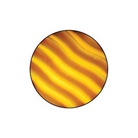 Gobo ROSCO Colorwave 33002 Waves Amber - Taille B (86 mm)
