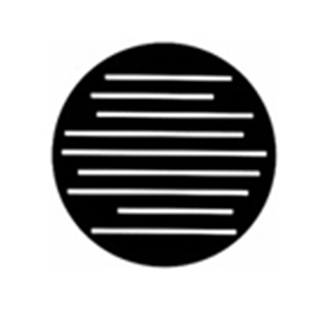 Gobo GAM 391 Lines - Taille B (86 mm)