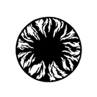 Gobo GAM 718 Circular flame - Taille A (100 mm)