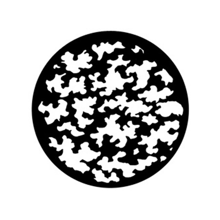 Gobo ROSCO DHA 77806 Leaf breakup large - Taille A (100 mm)