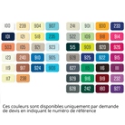 Coton gratté M1 140 g/m2 coloris noir N106 - Rouleau de 10 x 2,60m