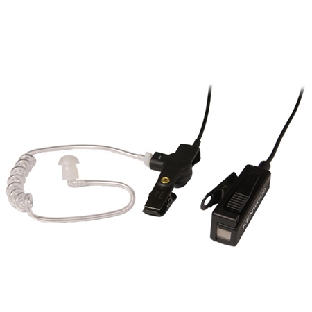 Oreillette discrète avec micro/PTT cravate pour PKT23E Kenwood
