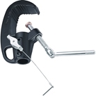 Crochet noir type Clamp Junior avec douille 28mm AVENGER C100