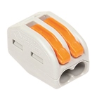 BORNE2S-2-5 - Borne rapide WAGO pour 2 conducteurs souples ou rigides 0,08 à 2,5mm²