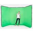 Fond panoramique incrustation vert Chromagreen MANFROTTO - Long. 4m