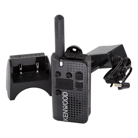 Emetteur-récepteur UHF KENWOOD compact équipé d'un clip ceinture