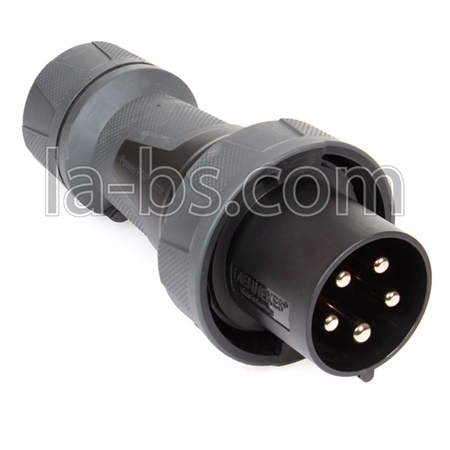 Fiche mâle NOIRE P17 PowerTop IP67 125A tétrapolaire - 400V (3P+N+T)