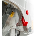Casque de protection PLB avec écran facial rétractable intégré - blanc