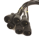 Multipaire 6 circuits épanoui Femelle NF/Socapex 419FMA terres séparée