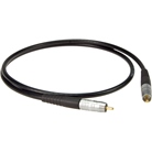 Cordon S/PDIF 75Ohm CINCH/RCA mâle - mâle - Longueur 1m - Noir