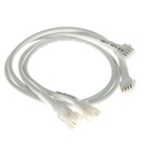 SRAL4PIN-40CM - Lot de 2 rallonges filaires 40cm pour Strip LED 4 fils - LUMIHOME