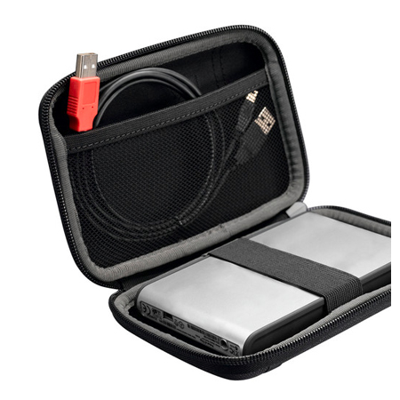 Etui rigide CASE LOGIC pour disque dur type LA CIE Rugged 2.5'' - Noir
