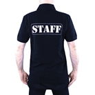 Polo 100% coton NOIR 230 g/m² - STAFF - XXL