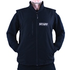 Bodywarmer 93% polyester NOIR 230 g/m² - STAFF - L