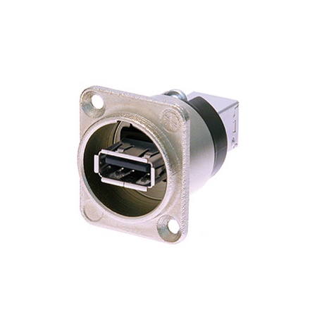 Embase/traversée USB 3.0 A/B - Série D - Nickel NEUTRIK NAUSB3