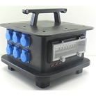 Coffret tétra 32A : 12 socles femelle 10/16A-NF + protection 30mA