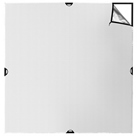 Toile réflechissante Silver/Blanc pour Scrim Jim Cine 6'x6' Large