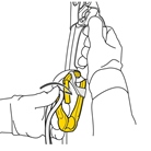 Mousqueton avec poulie PETZL Rollclip A P74 sans verrouillage