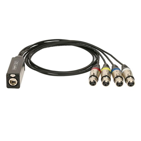 Emetteur 4 canaux KLOTZ CATLink audio analogique, AES/EBU ou DMX 3p