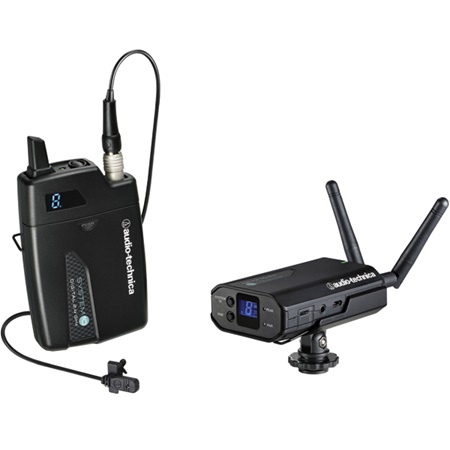 Système numérique sans fil pour caméra pocket + cravate Audio Technica