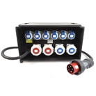 Coffret d'alimentation 63A tétra empilable certifié IP67 Mennekes