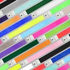 Lot de 10 bracelets à usage unique en Tyvek numéroté - Or