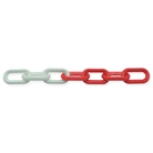 Chaîne de guidage en plastique Rouge/Blanc - 2,5m