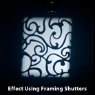 Mini projecteur de découpe Led 32W blanc froid 7500K ADJ Ikon Profile