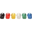 Lot de 5 terminaisons colorées pour émetteurs main AD2 SHURE