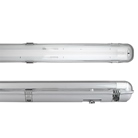 KBTNT8LS654F1 - Réglette INDUS pour tube T8 simple - 1220mm - IP65 - Kosnic