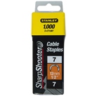 Agrafes cavaliers 12mm type 7 - boîte de 1000pcs - STANLEY