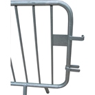 Lot de 12 barrières en acier galvanisé sans plaque - Largeur : 2m