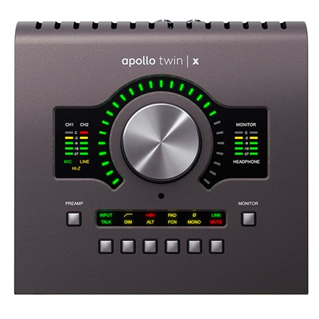 Interface Thunderbolt 3 Apollo Twin X Duo Processing Universal Audio
