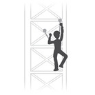 Longe double brin extensible PETZL Absorbica Y MGO Flex 2 x 150cm