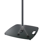 Embase lourde noire avec passage de câble 26706B K&M