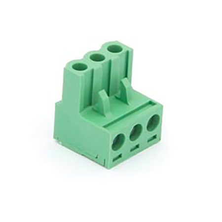 Connecteur type Euroblock 3 pôle à vis, bornier femelle embrochable 