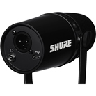 Micro dynamique cardioïde de podcast noir MV7 Shure