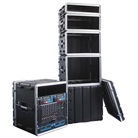 Rack standard ABS SHOWGEAR Double Door Case - 2U - 19'' - Noir 