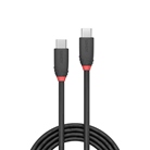 Cordon USB 3.2 Gen 2x2 Type-C LINDY - Longueur : 1,5m - Noir