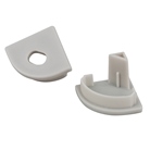 PROLINE-6-CAP - Lot de 2 cache-extrémités gris pour profilé PRO 6 Corner - ARTECTA