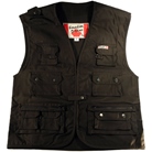 Gilet léger de type ''Reporter'' ou ''Roadie'' noir - Taille L