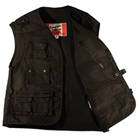 Gilet léger de type ''Reporter'' ou ''Roadie'' noir - Taille L