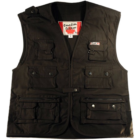 Gilet léger de type ''Reporter'' ou ''Roadie'' noir - Taille L