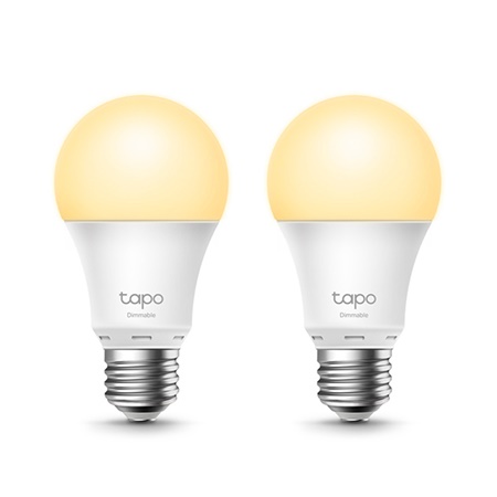 Lot de 2 lampes ampoule connectée WiFi Dimmable E27 TP-LINK Tapo L510E