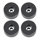 Lot de 4 pieds en caoutchouc 38 x 20mm Adam Hall
