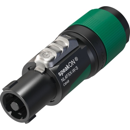 Fiche speakON femelle 4 points NEUTRIK NL4FXX-W-S