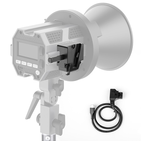 Adaptateur batterie V-Mount COLBOR VM2-BK pour torche CL60