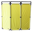 Toile jaune pour barrière paravent en PVC TRAVO 180 VISO
