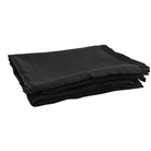 WENTEX3330-M300-NP - Rideau WENTEX P&D molleton CS 300g/m² noir - Dim.(LxH): 3,3 x 3m 